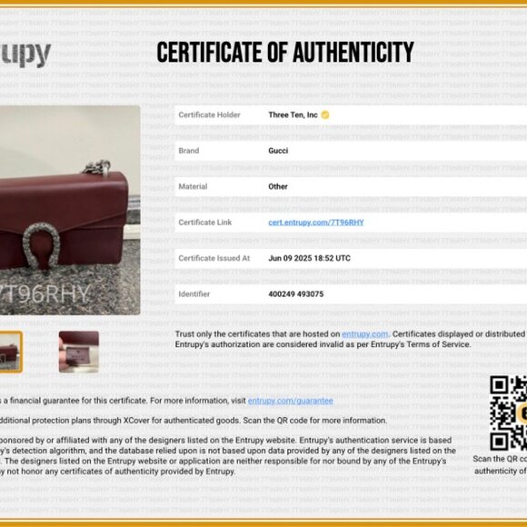 Gucci 400249 Dionysus Medium Shoulder Bag - Maroon - Picture 14 of 14